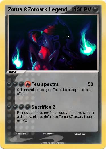 Pokemon Zorua &Zoroark Legend