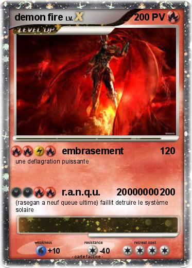 Pokemon demon fire