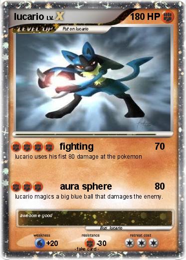 Pokemon lucario