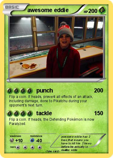 Pokemon awesome eddie