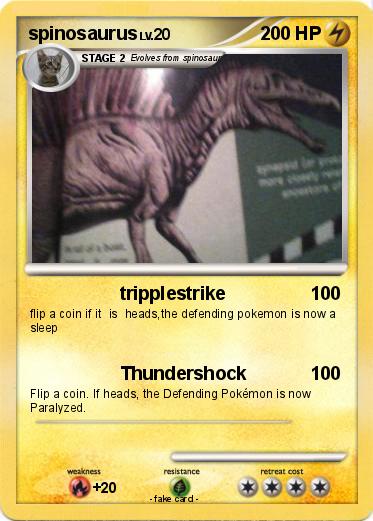 Pokemon spinosaurus