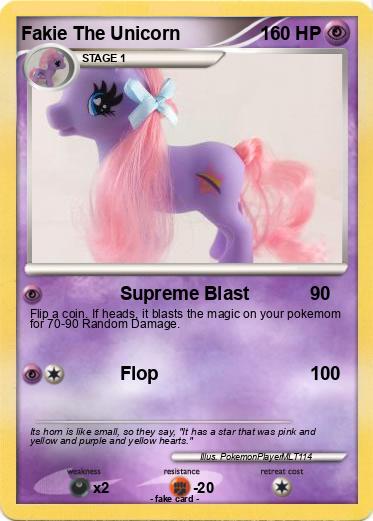 Pokemon Fakie The Unicorn