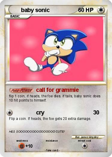 Pokemon baby sonic
