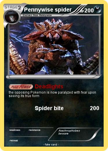 Pokemon Pennywise spider