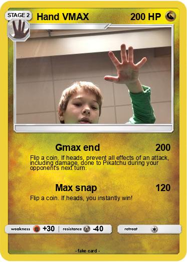 Pokemon Hand VMAX