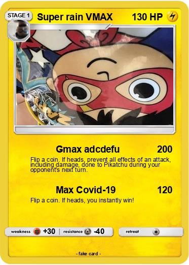 Pokemon Super rain VMAX