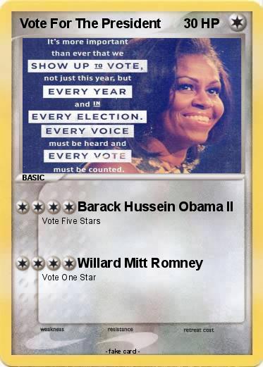 Pokemon Vote For The President