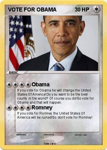 Pokemon VOTE FOR OBAMA
