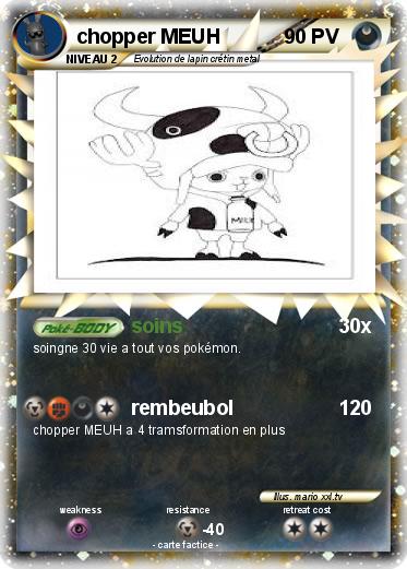 Pokemon chopper MEUH