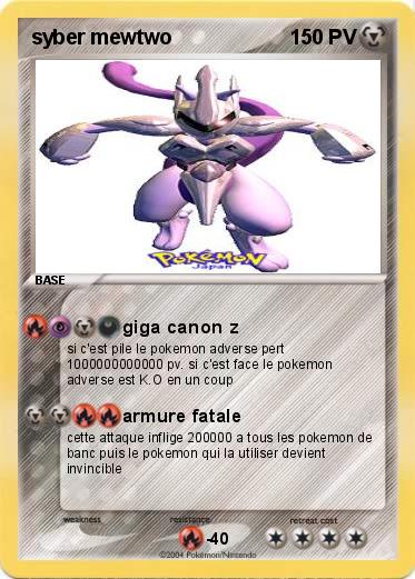 Pokemon syber mewtwo