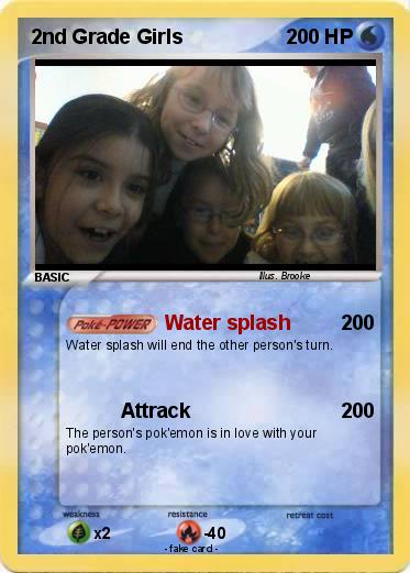 Pokemon 2nd Grade Girls