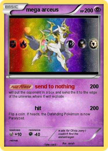 Pokemon mega arceus