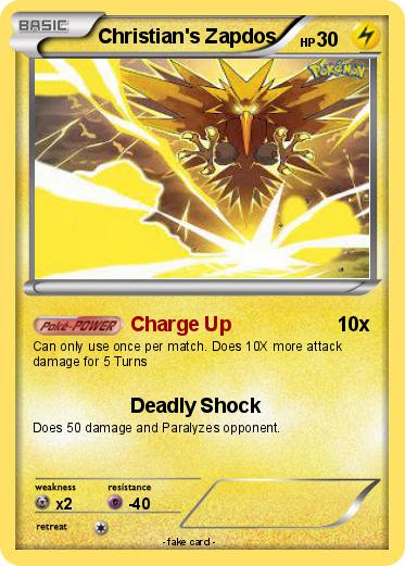 Pokemon Christian's Zapdos