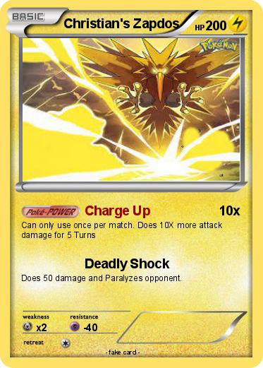 Pokemon Christian's Zapdos