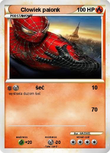 Pokemon Cłowiek paionk