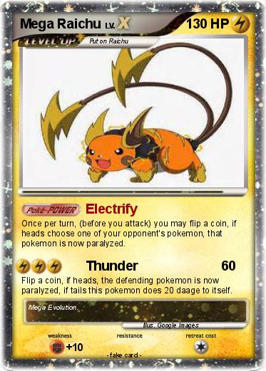 Pokemon Mega Raichu