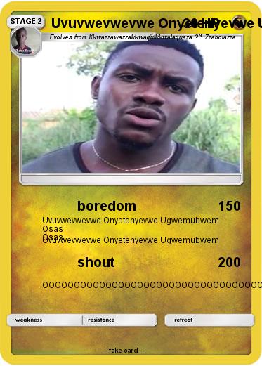 Pokemon Uvuvwevwevwe Onyetenyevwe Ugwemubwem Osas