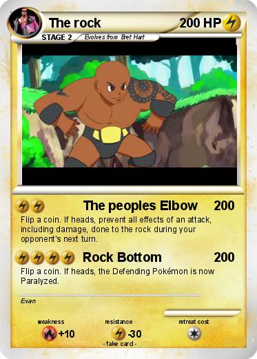 Pokemon The rock