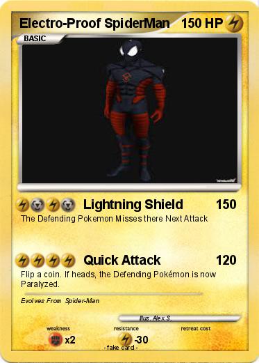 Pokemon Electro-Proof SpiderMan