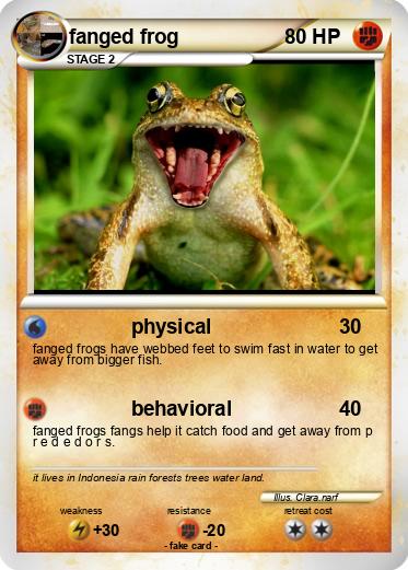 Pokemon fanged frog
