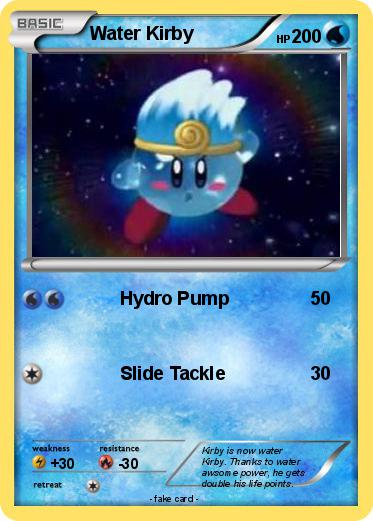 Pokemon Water Kirby