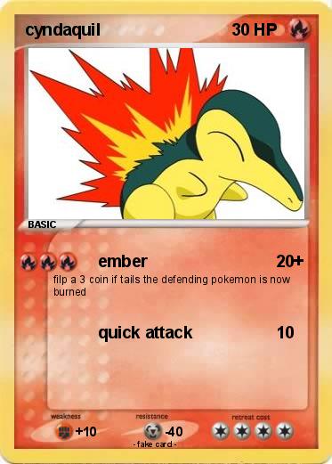 Pokemon cyndaquil