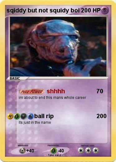 Pokemon sqiddy but not squidy boi