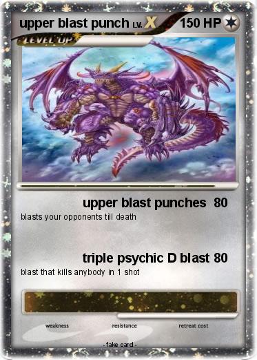 Pokemon upper blast punch