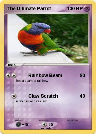 Pokemon The Ultimate Parrot