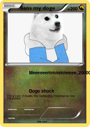 Pokemon Sans my doge