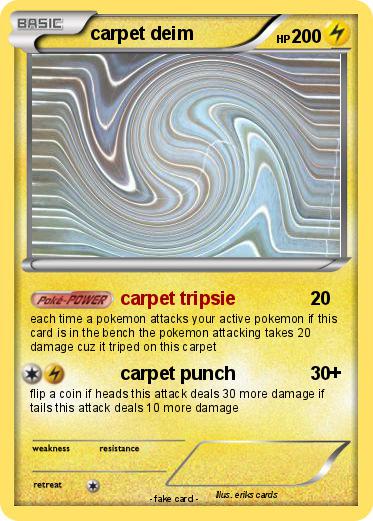 Pokemon carpet deim
