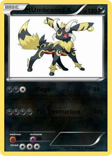 Pokemon MUmbreonEX