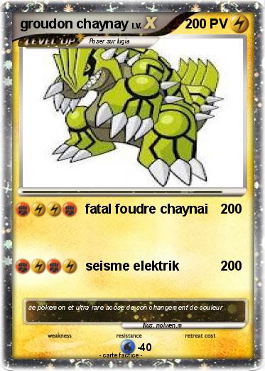 Pokemon groudon chaynay