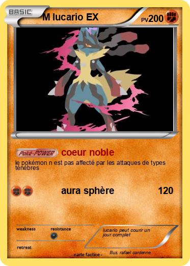 Pokemon M lucario EX