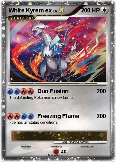 Pokemon White Kyrem ex