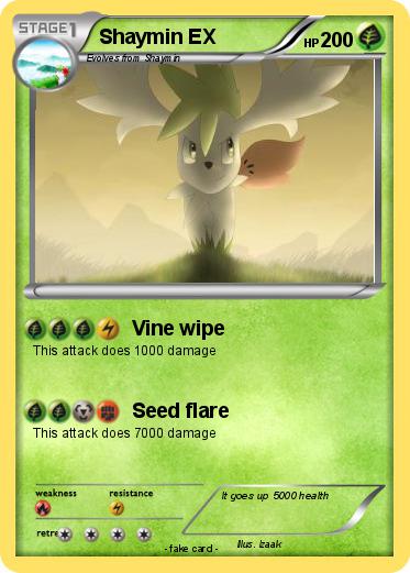 Pokemon Shaymin EX