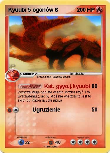 Pokemon Kyuubi 5 ogonów S