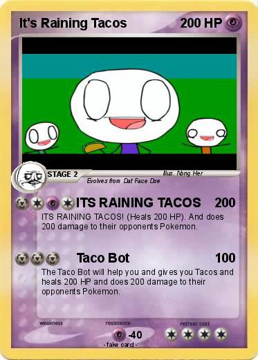 Pokemon It's Raining Tacos