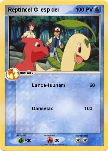 Pokemon Reptincel G  esp del