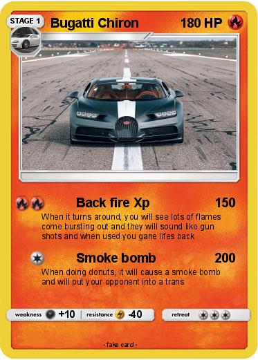 Pokemon Bugatti Chiron