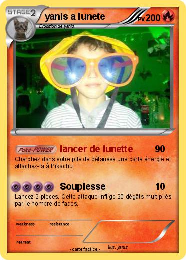 Pokemon yanis a lunete