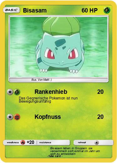 Pokemon Bisasam