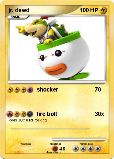 Pokemon jr. dewd
