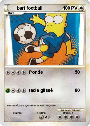Pokemon bart football