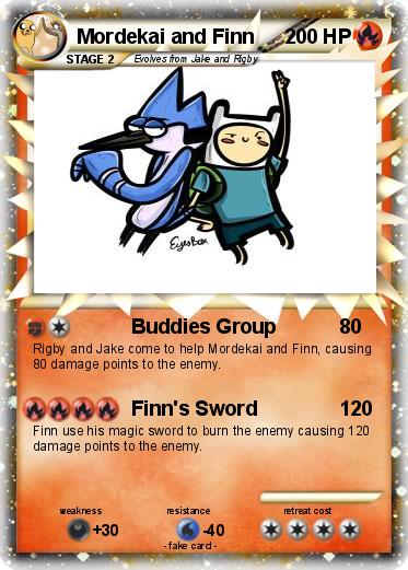 Pokemon Mordekai and Finn