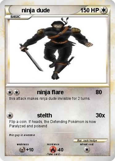 Pokemon ninja dude