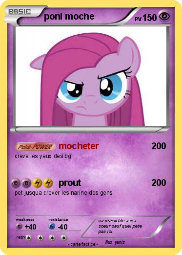 Pokemon poni moche
