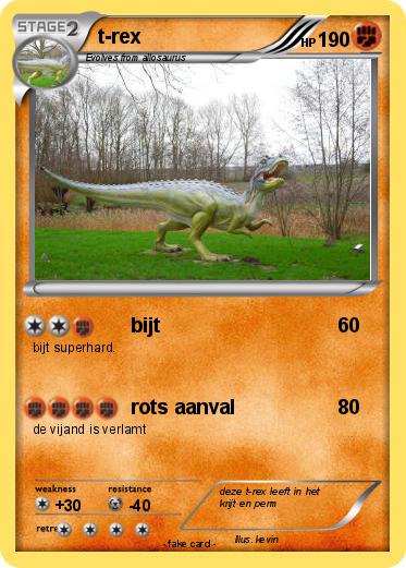 Pokemon t-rex