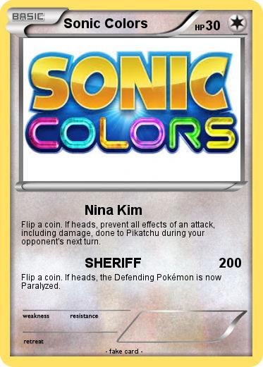 Pokemon Sonic Colors