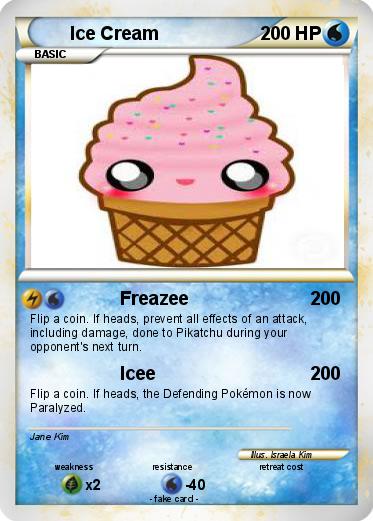 Pokemon Ice Cream